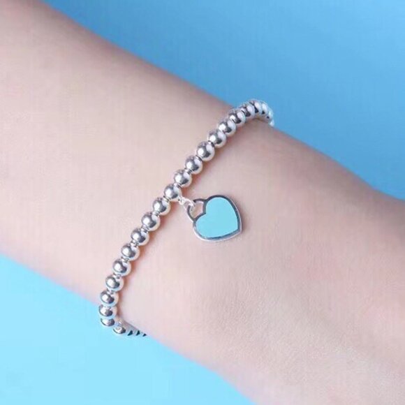 Tiffany & Co. Return to Tiffany Mini Heart Tag Bead Bracelet - Picture 5 of 5